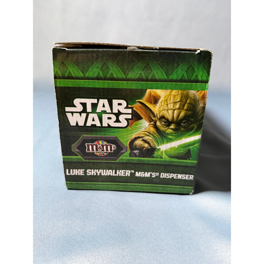 Star Wars Luke Skywalker M&M's Candy Dispenser Orange Character Jedi 2013 New - Picture 5 of 7